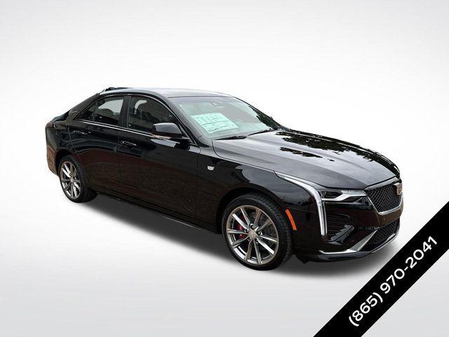 new 2025 Cadillac CT4 car, priced at $48,190