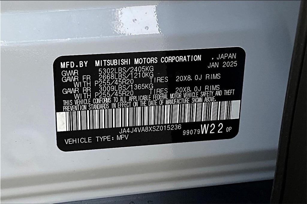 new 2025 Mitsubishi Outlander car, priced at $40,625