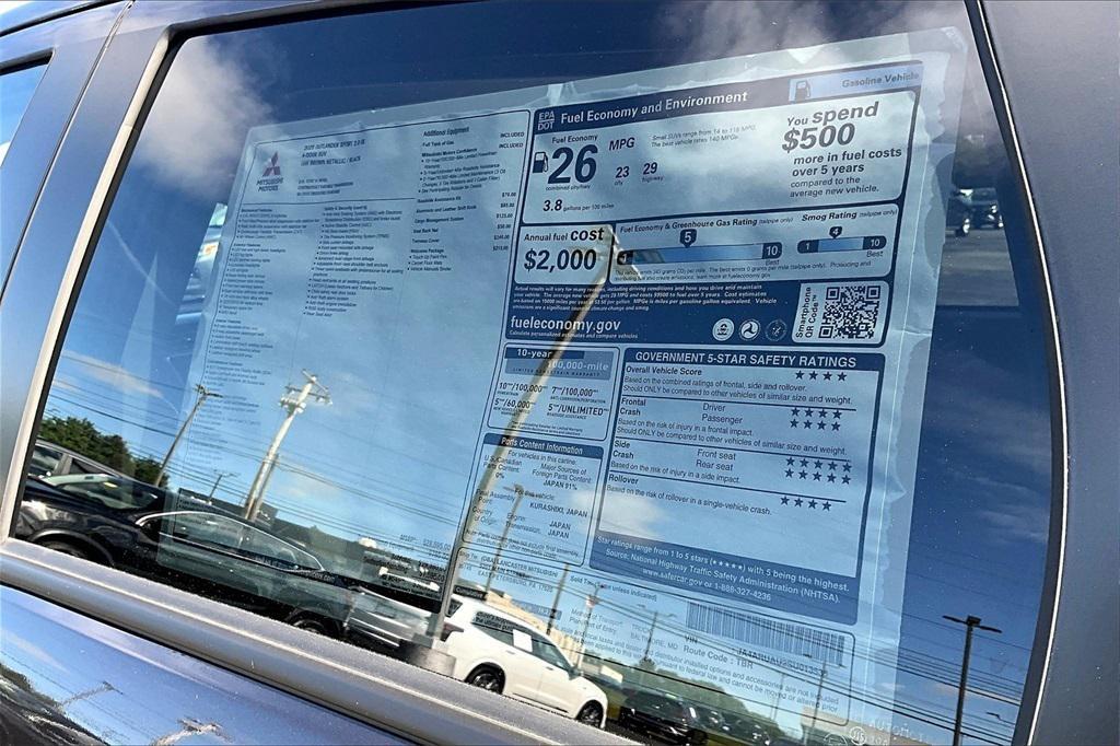 new 2025 Mitsubishi Outlander Sport car, priced at $29,475