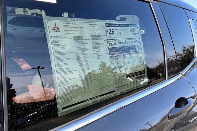 new 2025 Mitsubishi Outlander car, priced at $43,511
