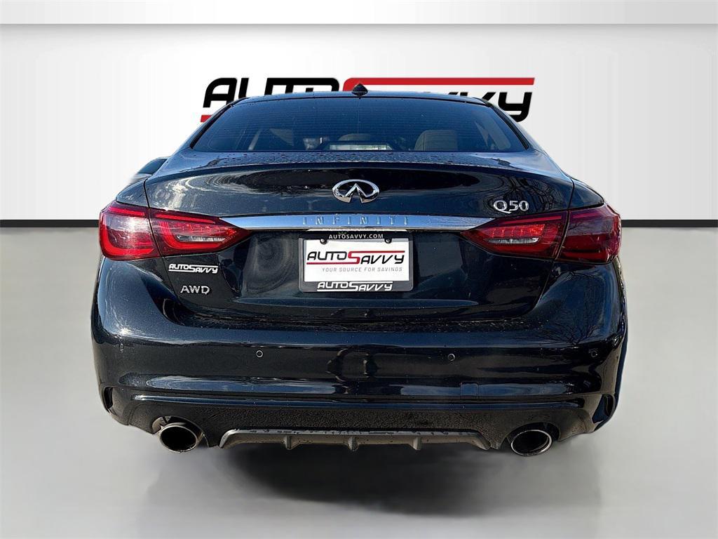 used 2021 INFINITI Q50 car, priced at $22,300