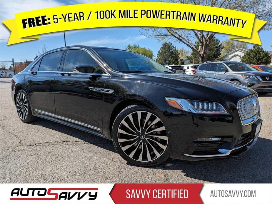 used 2017 Lincoln Continental car, priced at $23,800