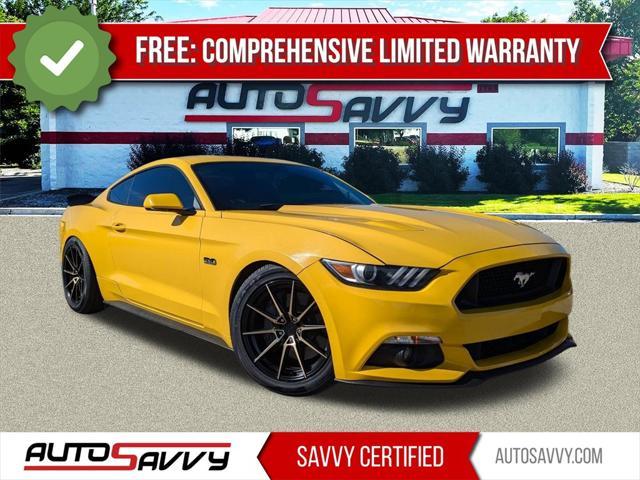 used 2017 Ford Mustang car, priced at $26,100