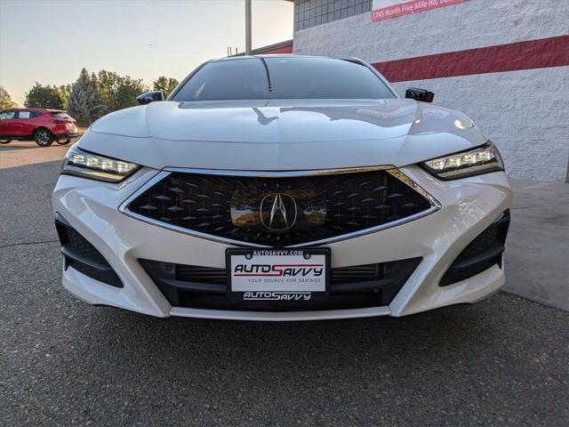 used 2022 Acura TLX car, priced at $25,500