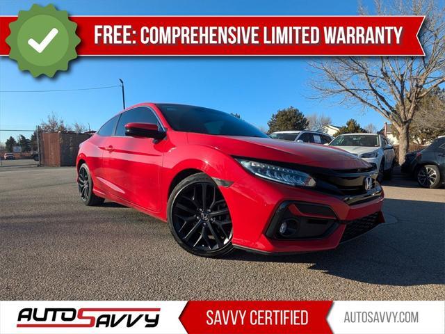 used 2020 Honda Civic Si car, priced at $21,200