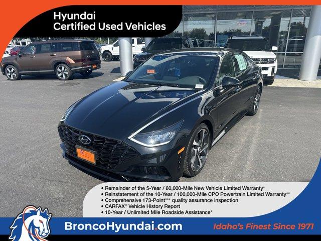 used 2021 Hyundai Sonata car, priced at $22,498