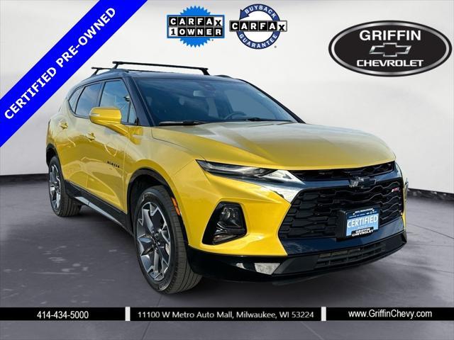 used 2022 Chevrolet Blazer car, priced at $36,498