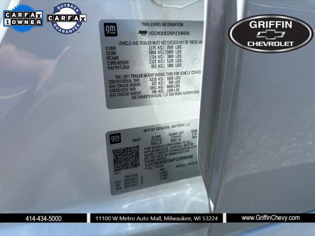 used 2023 Chevrolet Silverado 1500 car, priced at $44,642
