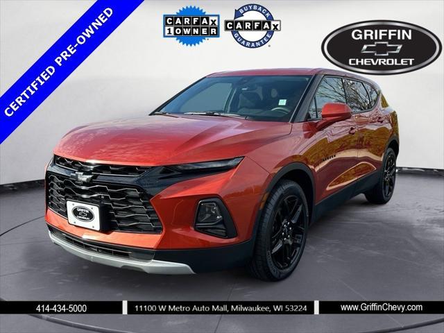 used 2022 Chevrolet Blazer car, priced at $28,669