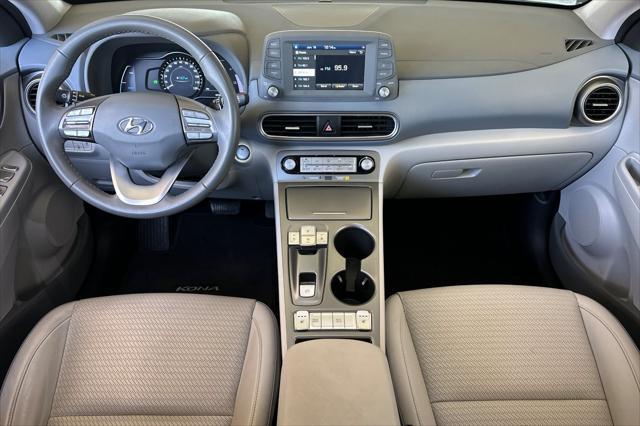 used 2021 Hyundai Kona EV car, priced at $19,917