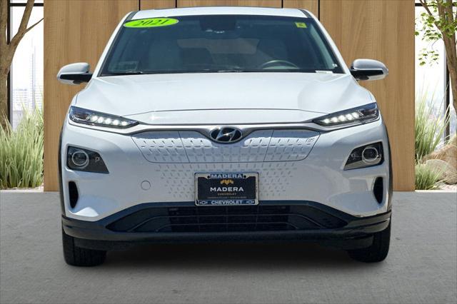 used 2021 Hyundai Kona EV car, priced at $19,917