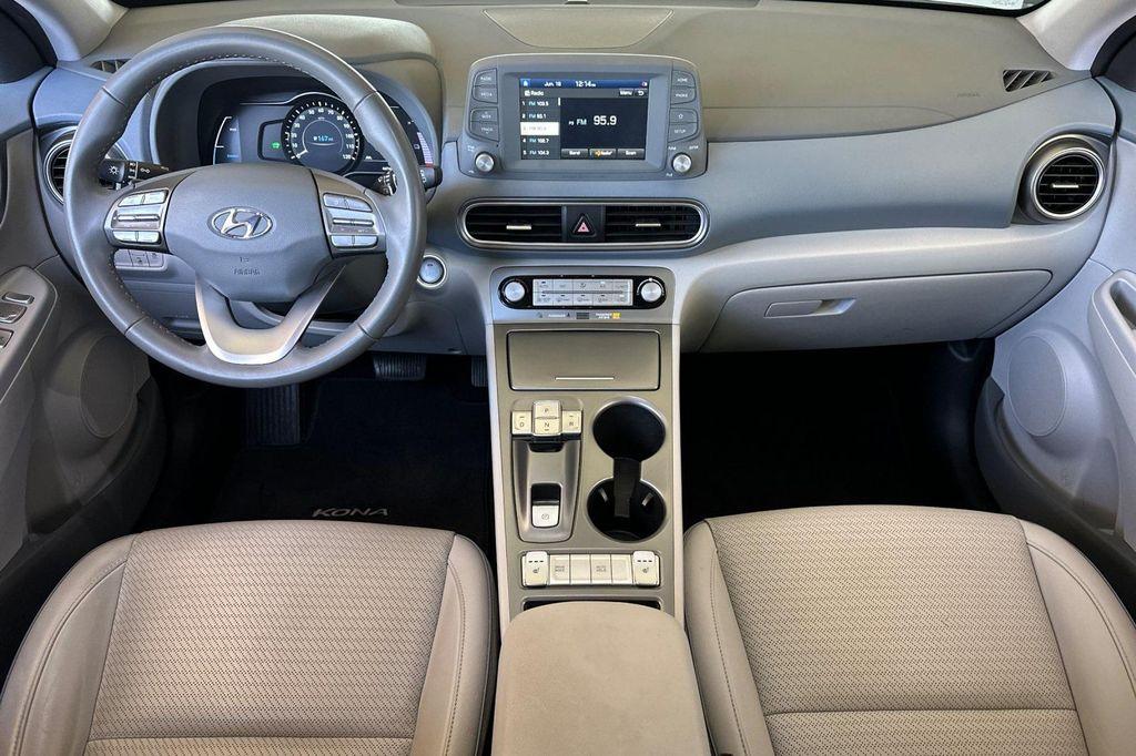 used 2021 Hyundai Kona EV car, priced at $18,425