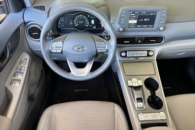 used 2021 Hyundai Kona EV car, priced at $19,917