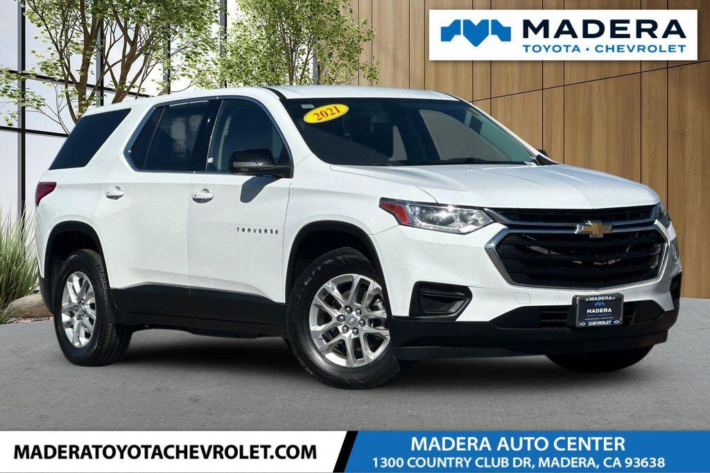 used 2021 Chevrolet Traverse car, priced at $21,567