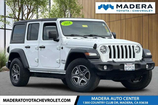 used 2018 Jeep Wrangler Unlimited car, priced at $25,899