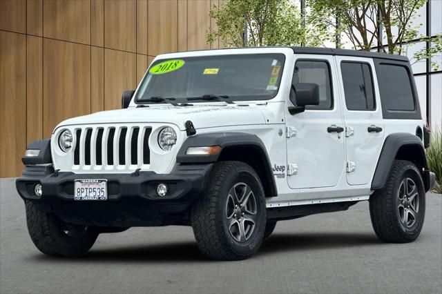 used 2018 Jeep Wrangler Unlimited car, priced at $25,899