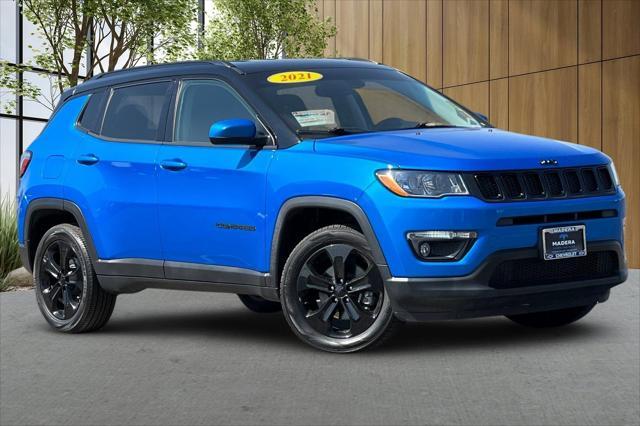 used 2021 Jeep Compass car, priced at $18,999