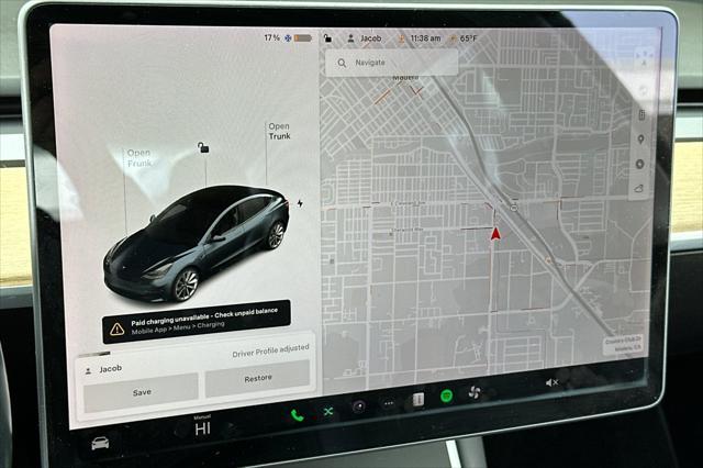 used 2018 Tesla Model 3 car, priced at $24,850