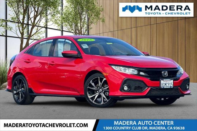 used 2018 Honda Civic car, priced at $19,499