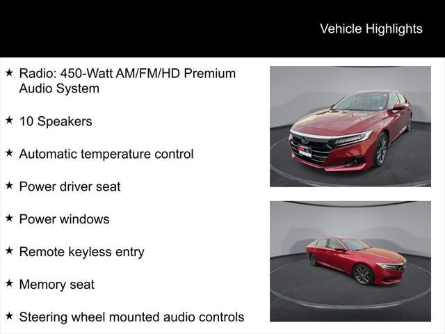 used 2022 Honda Accord car, priced at $25,777