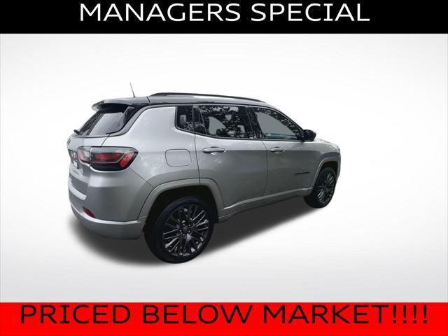 used 2022 Jeep Compass car, priced at $21,500