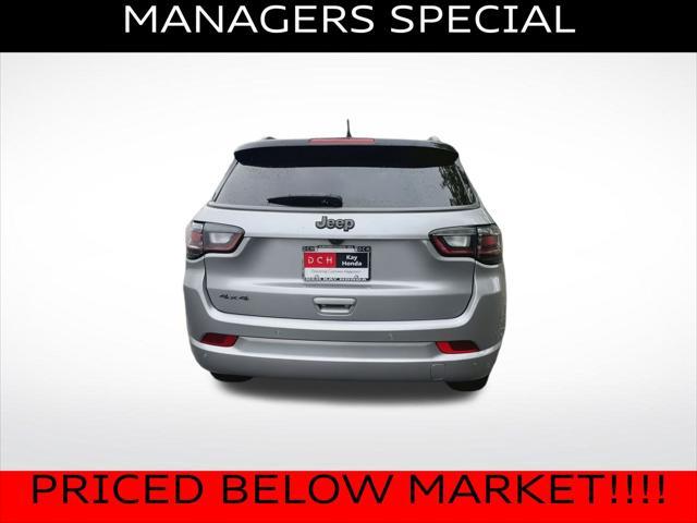 used 2022 Jeep Compass car, priced at $21,500