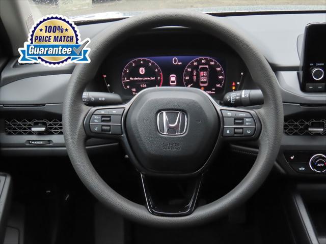 new 2025 Honda Accord car, priced at $30,159