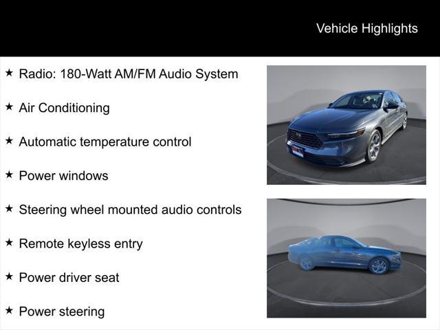 used 2024 Honda Accord car, priced at $26,599