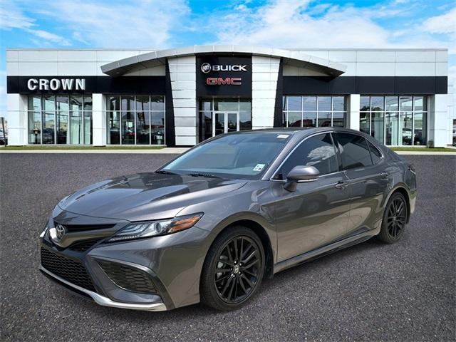 used 2021 Toyota Camry car, priced at $28,500
