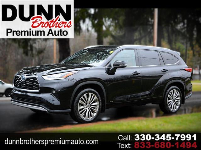 used 2022 Toyota Highlander Hybrid car, priced at $46,950