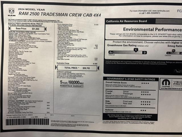 used 2024 Ram 2500 car, priced at $46,995