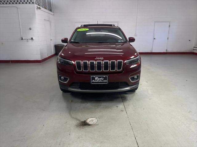 used 2021 Jeep Cherokee car, priced at $24,995