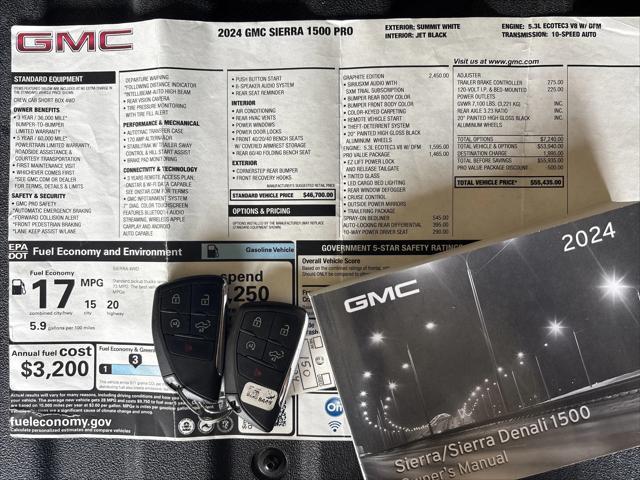 used 2024 GMC Sierra 1500 car, priced at $41,995