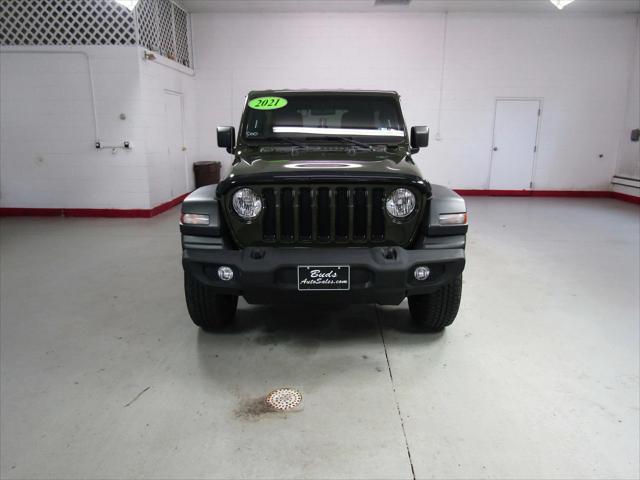 used 2021 Jeep Wrangler Unlimited car, priced at $33,495