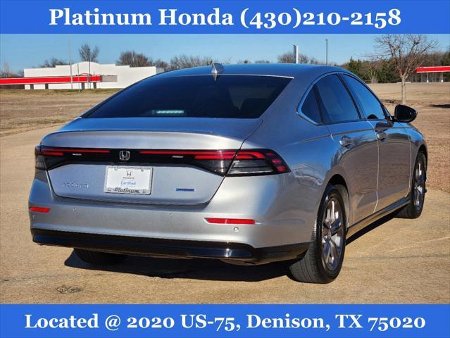 used 2023 Honda Accord Hybrid car, priced at $28,202