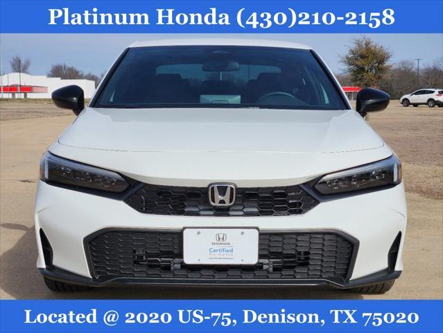 used 2025 Honda Civic car, priced at $27,494