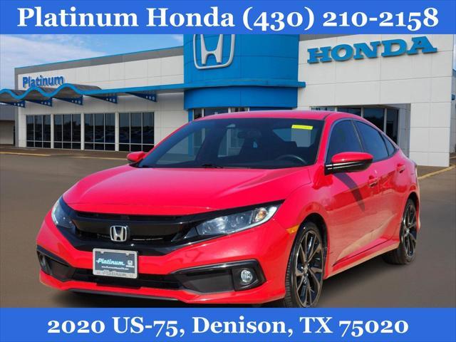 used 2021 Honda Civic car, priced at $20,299