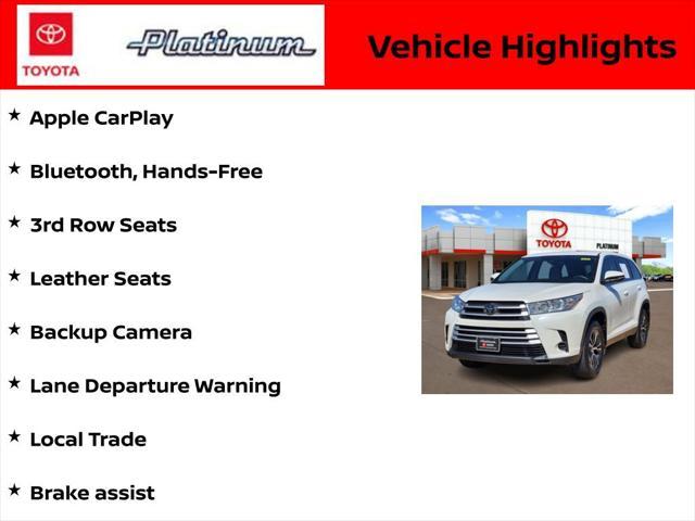 used 2019 Toyota Highlander car, priced at $21,115