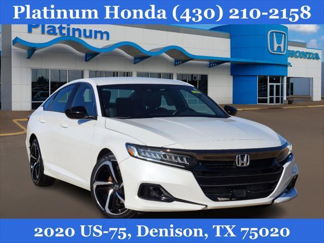 used 2021 Honda Accord car, priced at $20,401