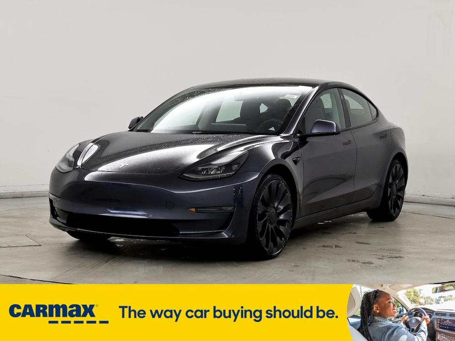 used 2022 Tesla Model 3 car, priced at $34,998