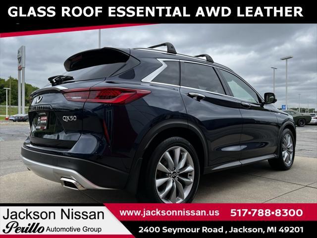 used 2022 INFINITI QX50 car, priced at $30,965