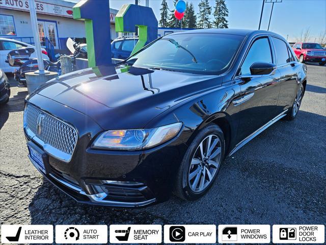 used 2017 Lincoln Continental car, priced at $11,499