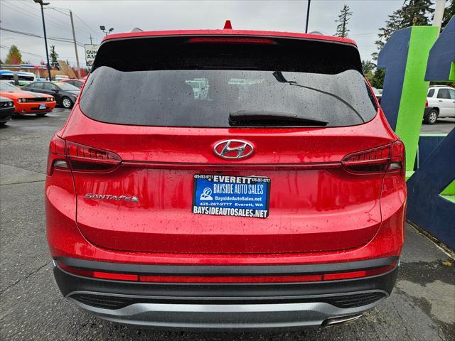 used 2021 Hyundai Santa Fe car, priced at $19,499