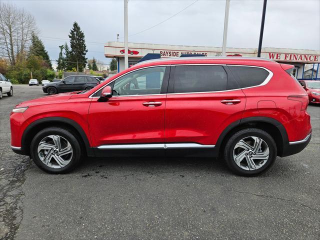 used 2021 Hyundai Santa Fe car, priced at $19,499