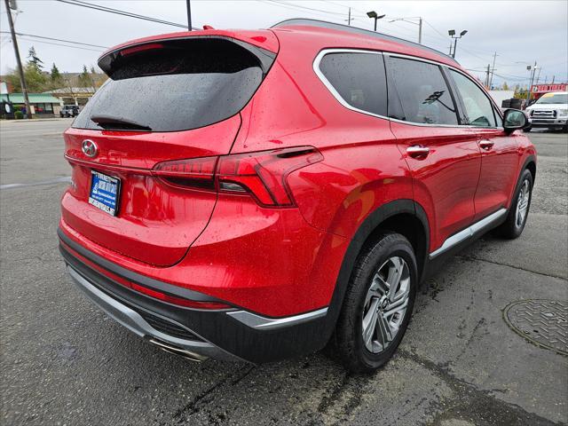 used 2021 Hyundai Santa Fe car, priced at $19,499