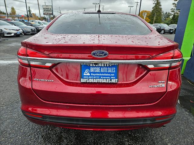 used 2018 Ford Fusion Hybrid car, priced at $9,999