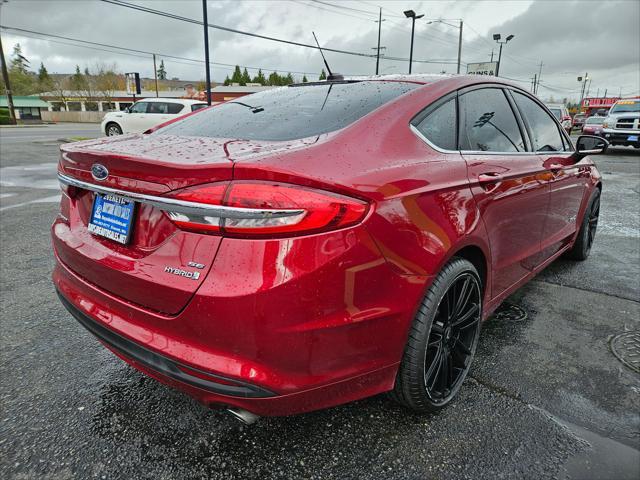 used 2018 Ford Fusion Hybrid car, priced at $9,999