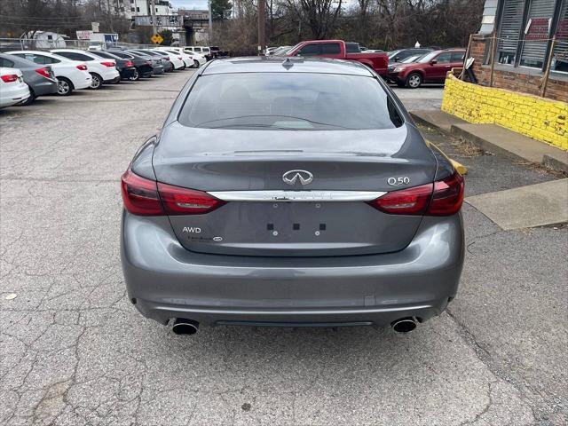 used 2019 INFINITI Q50 car, priced at $12,999