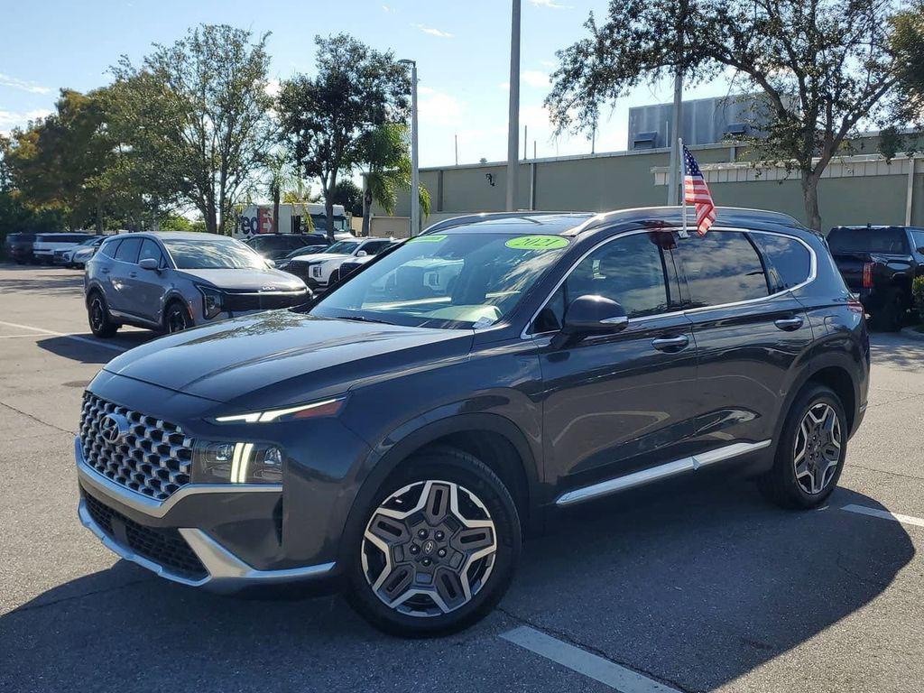used 2021 Hyundai Santa Fe car, priced at $21,656