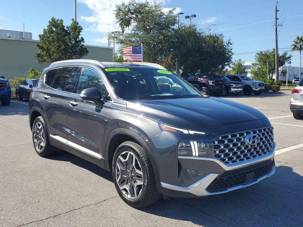 used 2021 Hyundai Santa Fe car, priced at $21,656